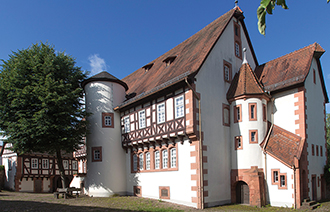 Außenansicht des Museum Brüder Grimm-Hauses in Steinau an der Straße