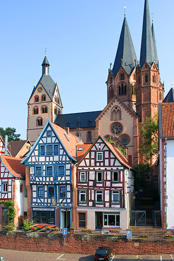Blick auf den Untermarkt in Gelnhausen