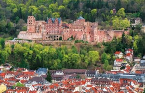 Blick auf Schloss Heidelberg